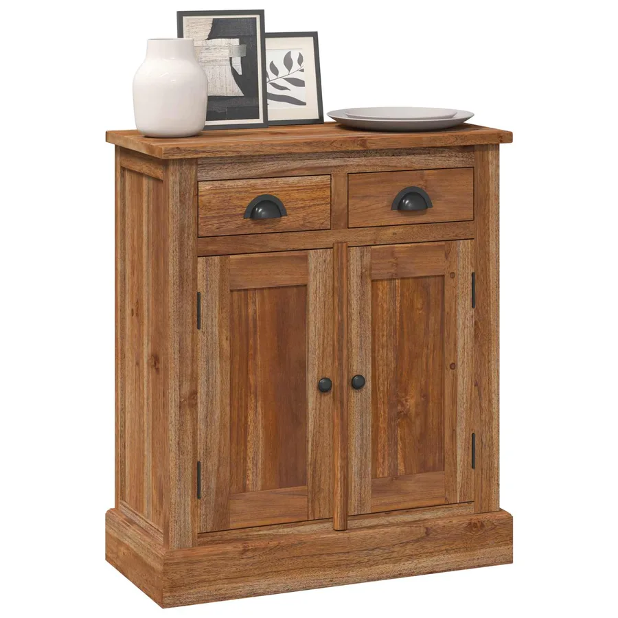 Armoire de rangement avec tiroir Naturel 65 x 30 x 75 cm - 3
