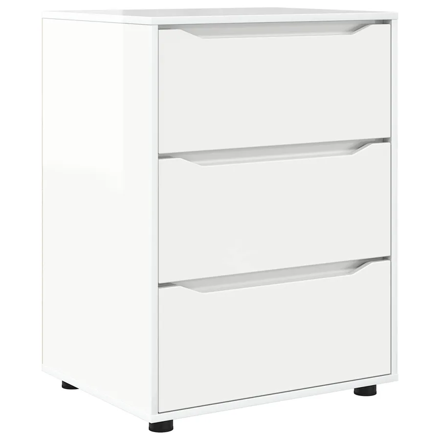 Armoire de rangement Blanc brillant 60 x 48 x 81 cm - 2