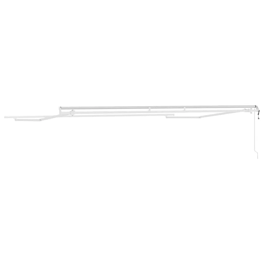 Cadre d'auvent Blanc 450 × 300 cm Aluminium - 6