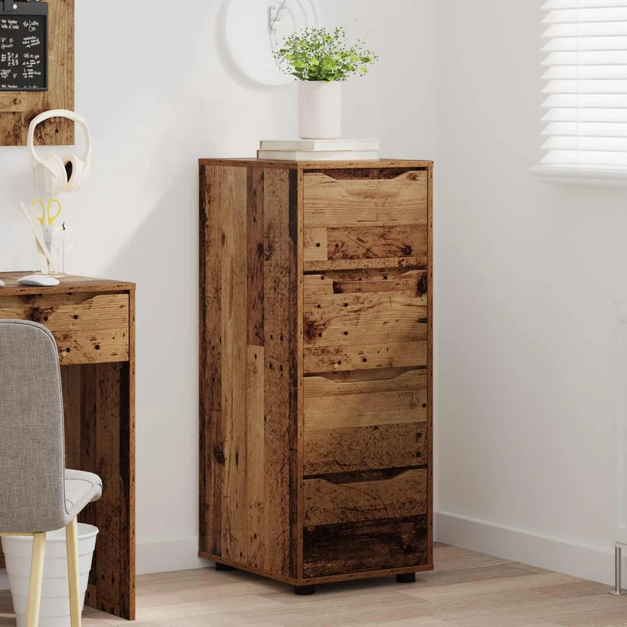 Armoire de rangement Bois Ancien 40 x 48 x 105 cm - 5