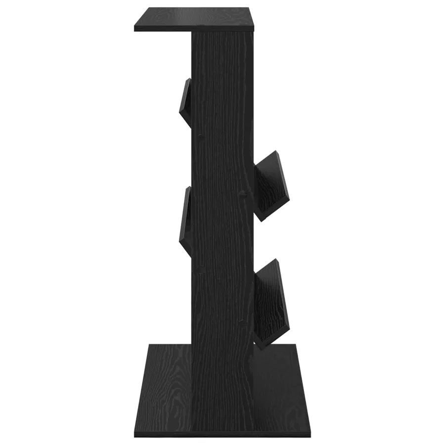 Étagère à magazines avec étagère Chêne noir 70 x 41 x 96 cm - 6