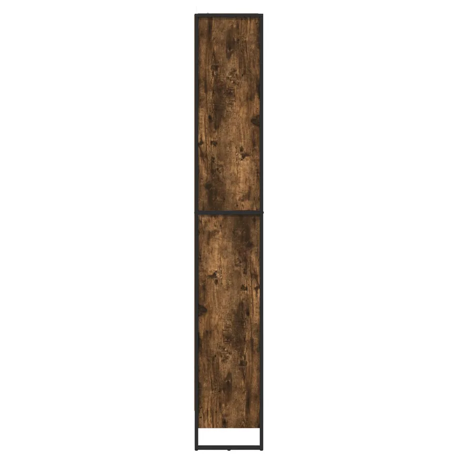 Bibliothèque 80 x 30 x 189,5 cm Bois d'ingénierie Chêne Fumé - 6