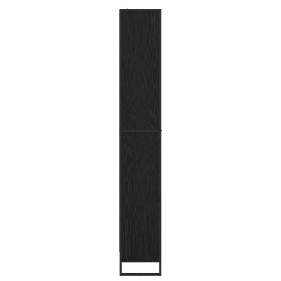 Bibliothèque 80 x 30 x 189,5 cm Bois d'ingénierie Chêne noir - 6