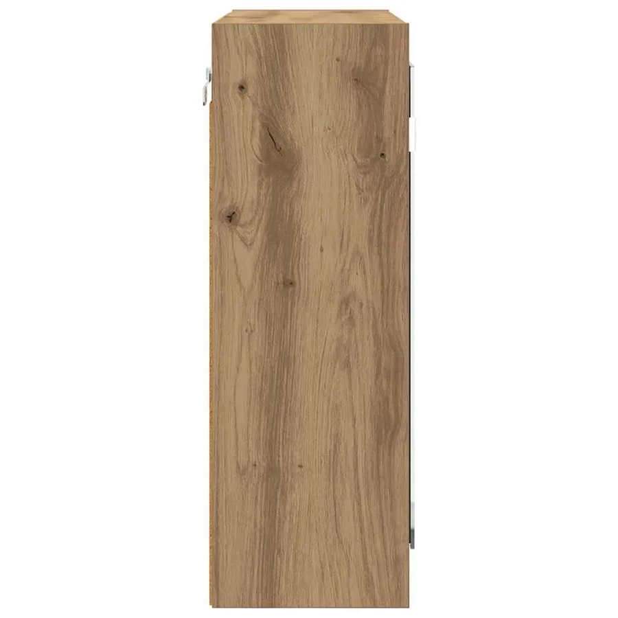 Armoire Miroir de Salle de Bain Chêne artisanal 60 x 20 x 60 cm - 7