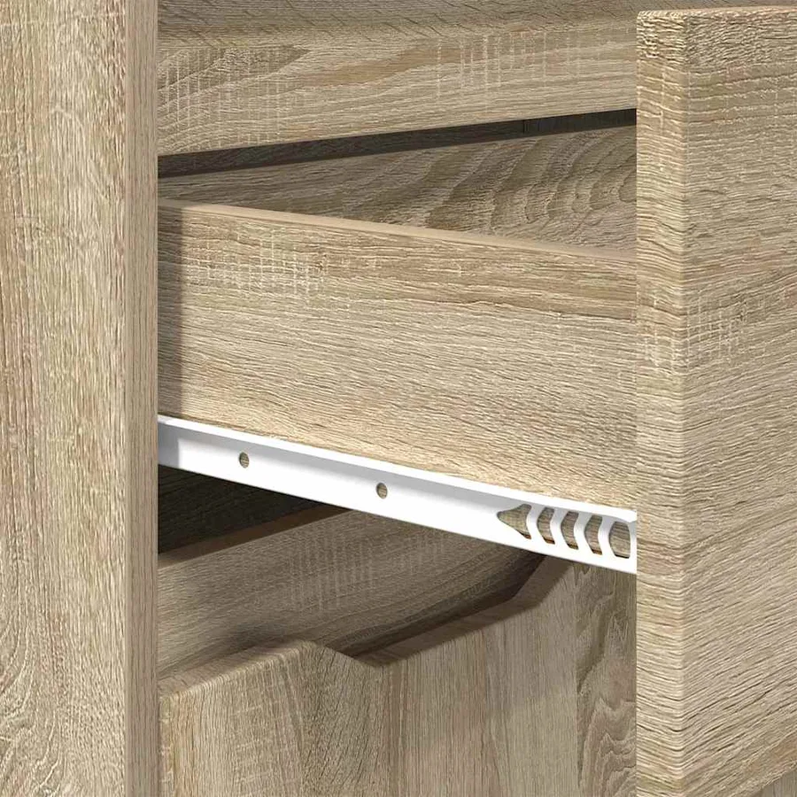 Ensemble de mobilier de salle de bain 3 pcs Chêne Sonoma - 11