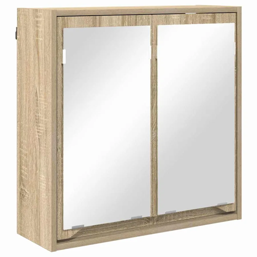 Ensemble de mobilier de salle de bain 3 pcs Chêne Sonoma - 6