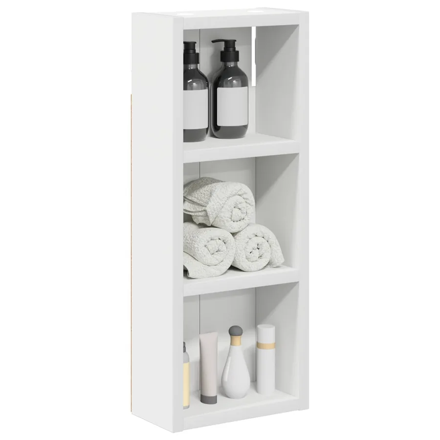 Armoire murale de salle de bain Blanc 20 x 10 x 50 cm - 3