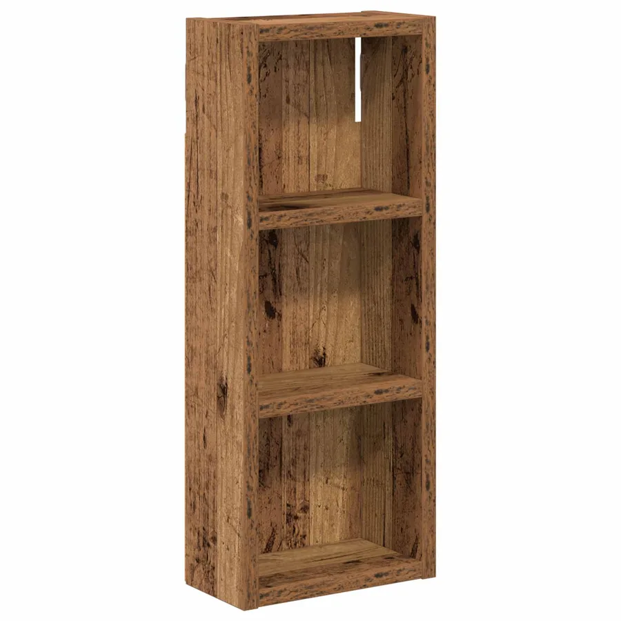Armoire murale de salle de bain Bois ancien 20 x 10 x 50 cm - 2