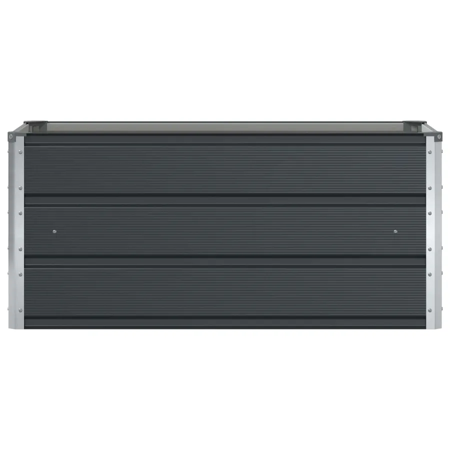 Jardinière Anthracite 100 x 50 x 45 cm Acier galvanisé - 4