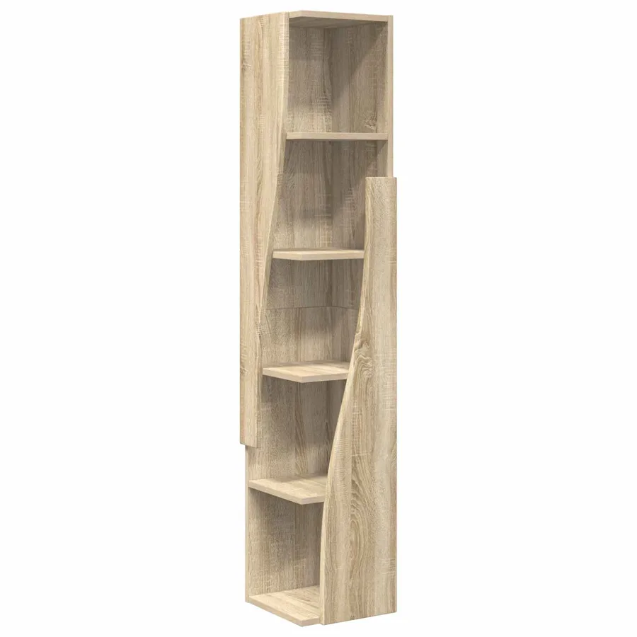 Meuble d'angle Chêne Sonoma 27,5x27x140cm Bois d'ingénierie - 2