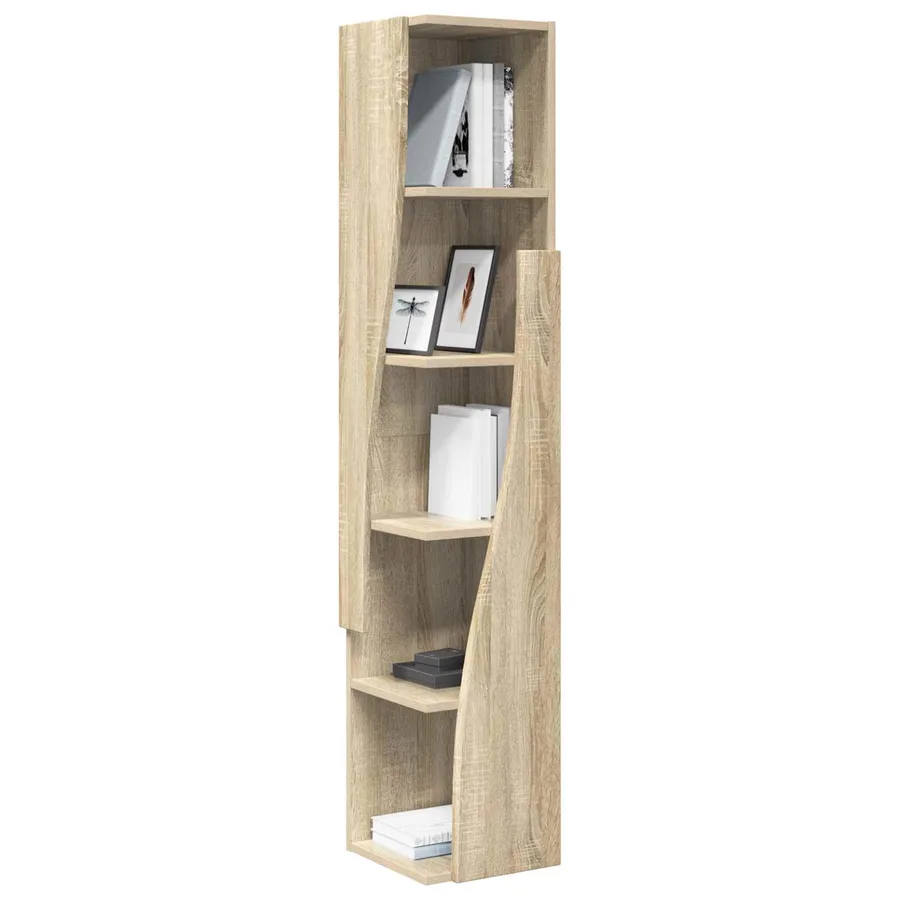 Meuble d'angle Chêne Sonoma 27,5x27x140cm Bois d'ingénierie - 3