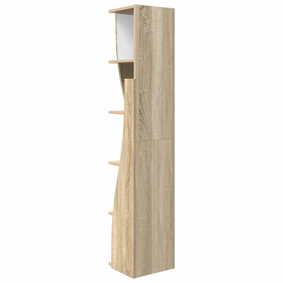 Meuble d'angle Chêne Sonoma 27,5x27x140cm Bois d'ingénierie - 7
