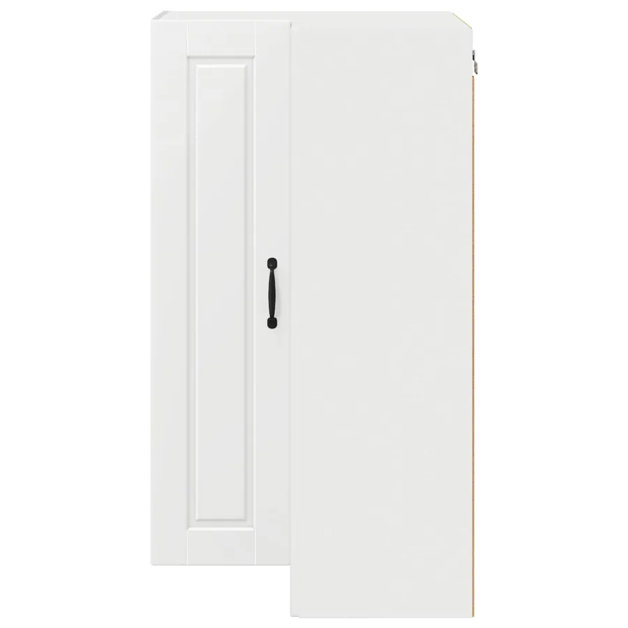Cabinet d'angle mural PORTO Blanc 57 x 57 x 100 cm - 6