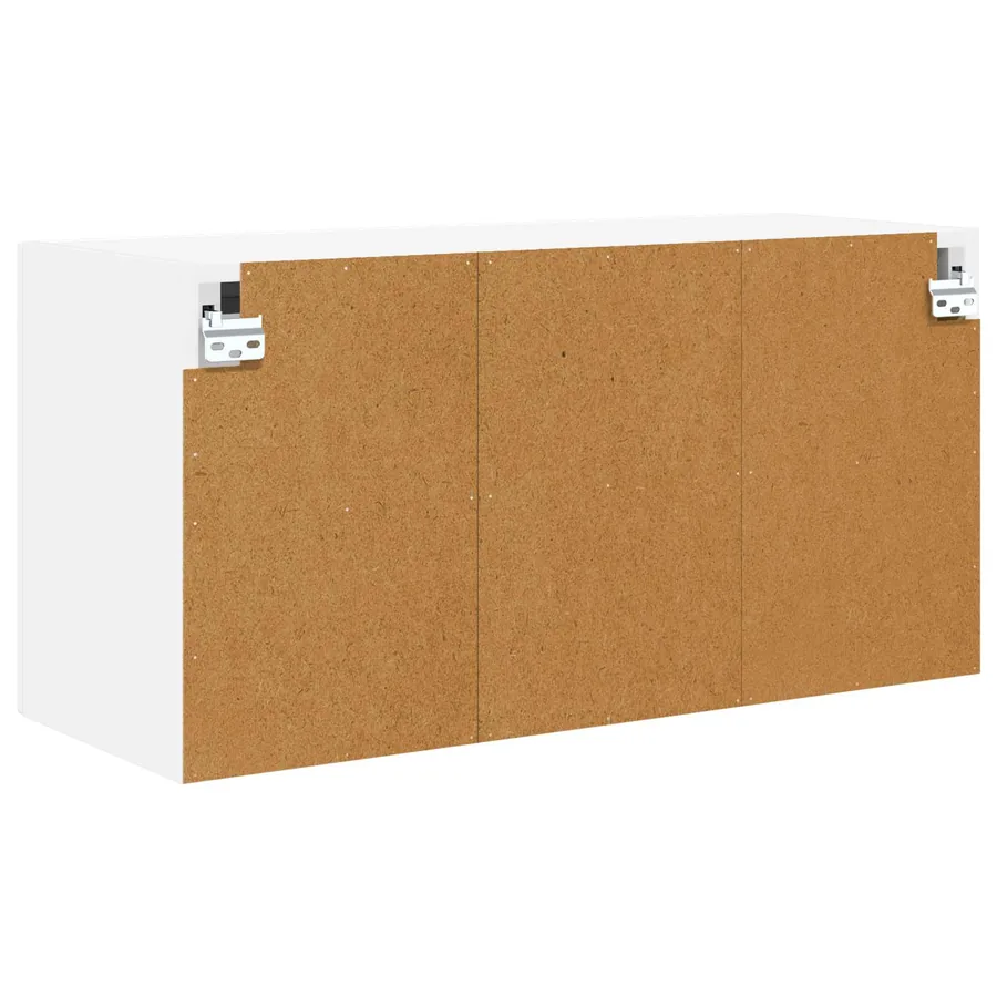 Cabinet en verre mural PORTO 2 pcs Blanc 60 x 31 x 40 cm - 9
