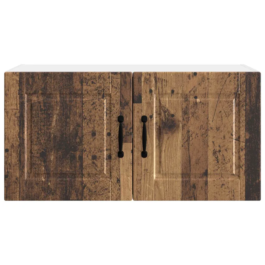 Meuble mural PORTO Bois ancien 80 x 31 x 40 cm - 6