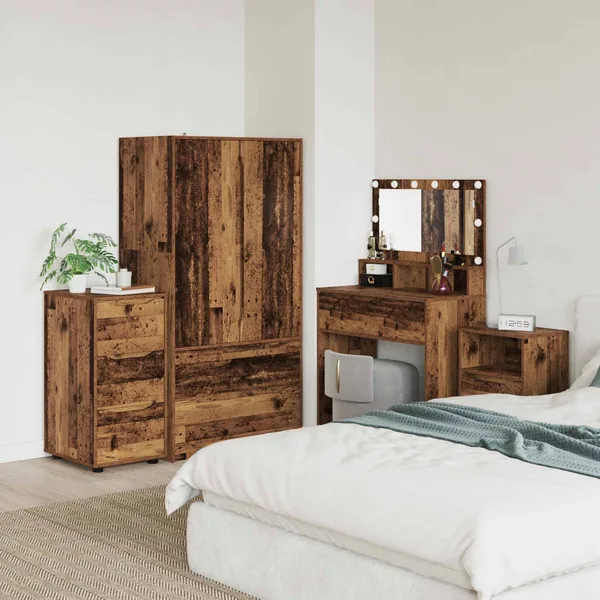 Armoire de rangement Bois Ancien 40 x 48 x 81 cm