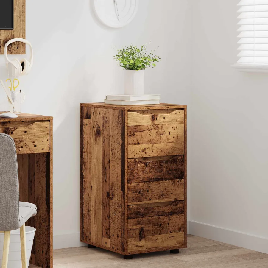 Armoire de rangement Bois Ancien 40 x 48 x 81 cm - 4