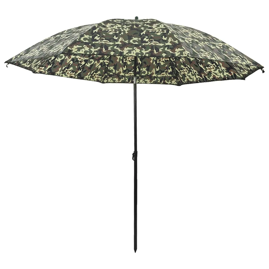 Umbrella de pêche Camouflage 300 x 240 cm Polyester Oxford - 2
