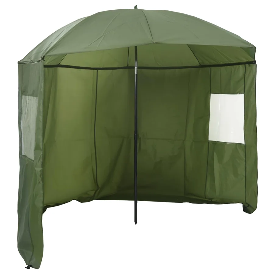 Umbrella de pêche Jaune armée 220 x 185 cm Polyester Oxford