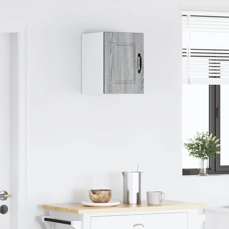 Meuble mural PORTO 2 pcs Gris Sonoma 30 x 31 x 40 cm - 4