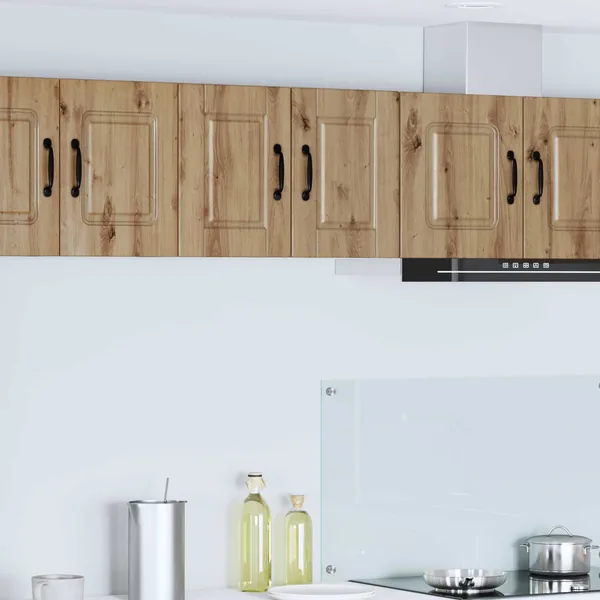 Meuble mural PORTO 2 pcs Chêne artisanal Bois d'ingénierie