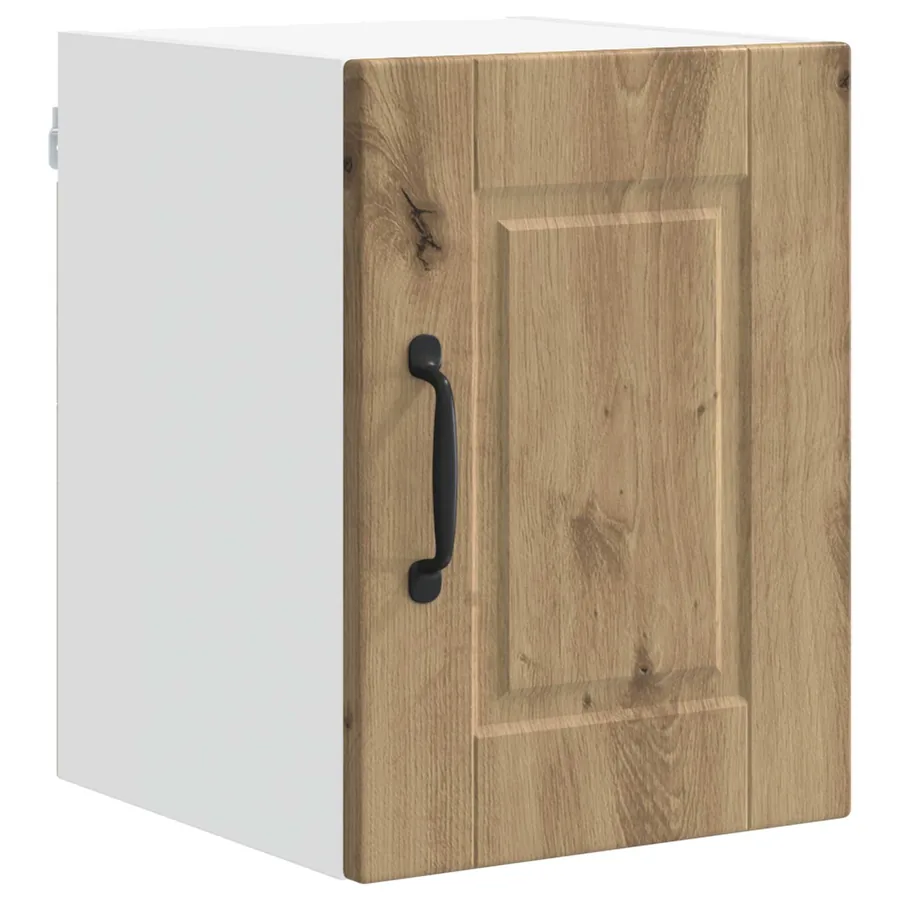 Meuble mural PORTO 2 pcs Chêne artisanal Bois d'ingénierie - 5