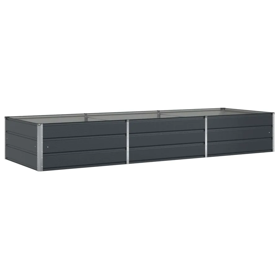 Jardinière Anthracite 290 x 100 x 45 cm Acier galvanisé - 2