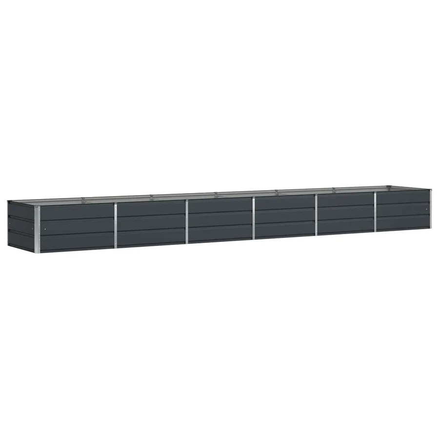 Jardinière Anthracite 480 x 80 x 45 cm Acier - 2