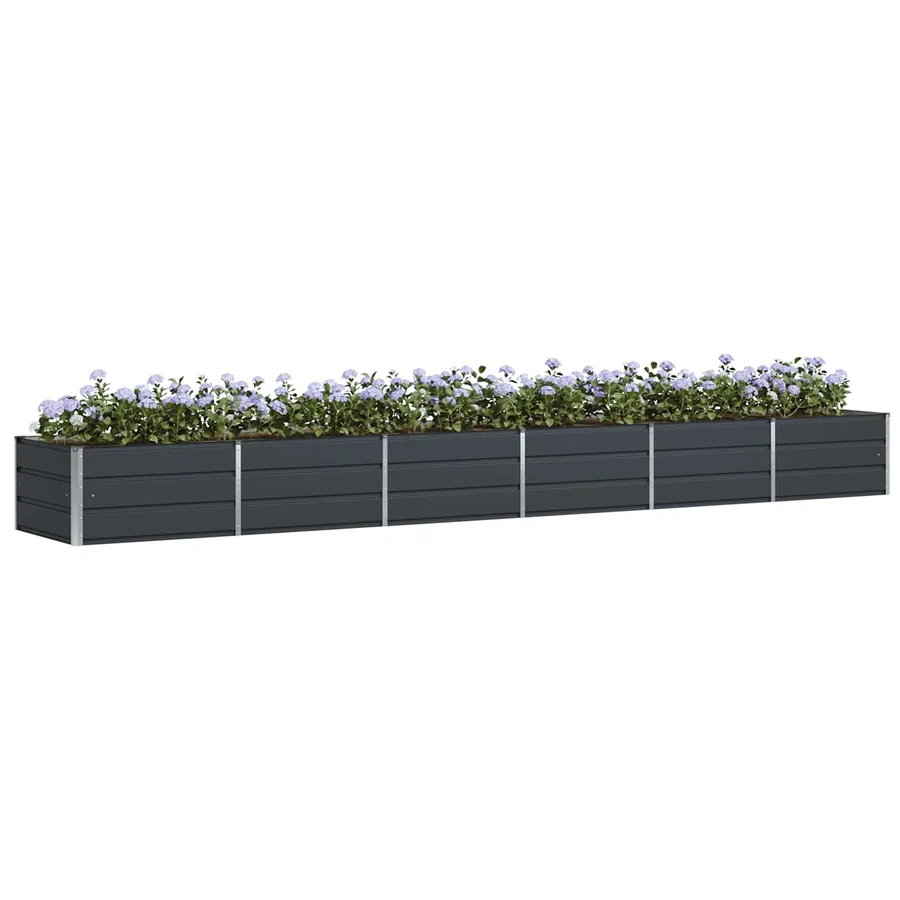 Jardinière Anthracite 480 x 80 x 45 cm Acier - 3