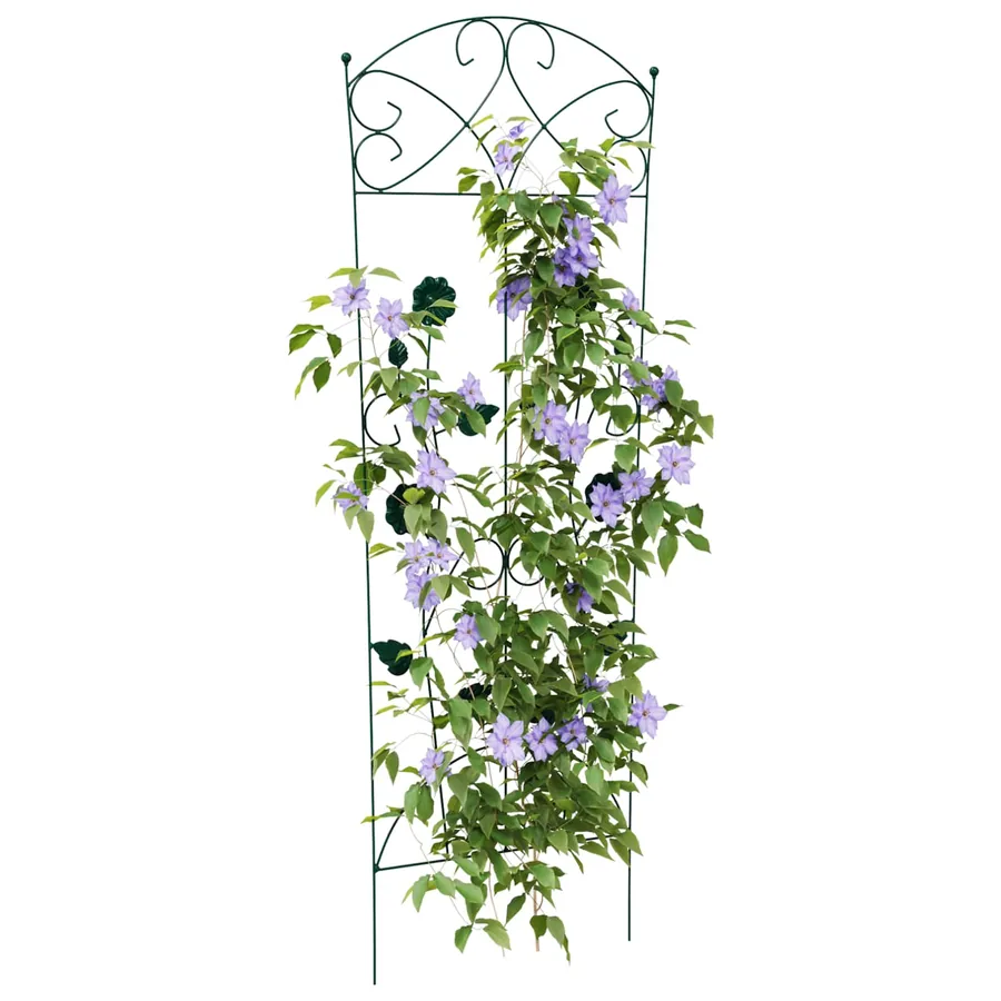 Clôture de jardin 3 pcs Vert 110,5 x 42,5 cm Acier - 3