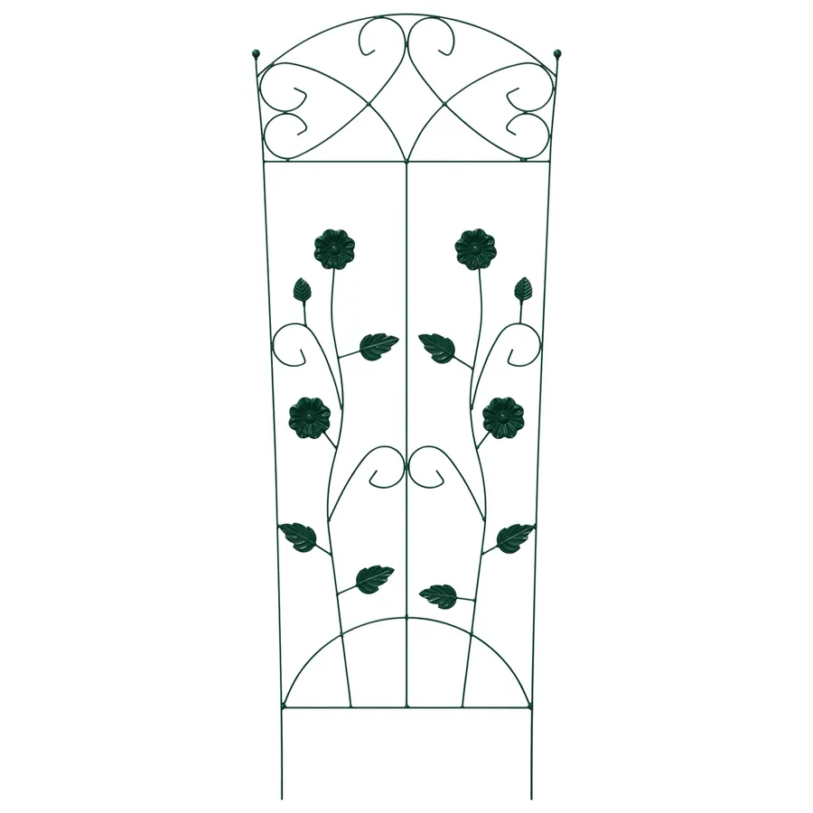 Clôture de jardin 3 pcs Vert 110,5 x 42,5 cm Acier - 6