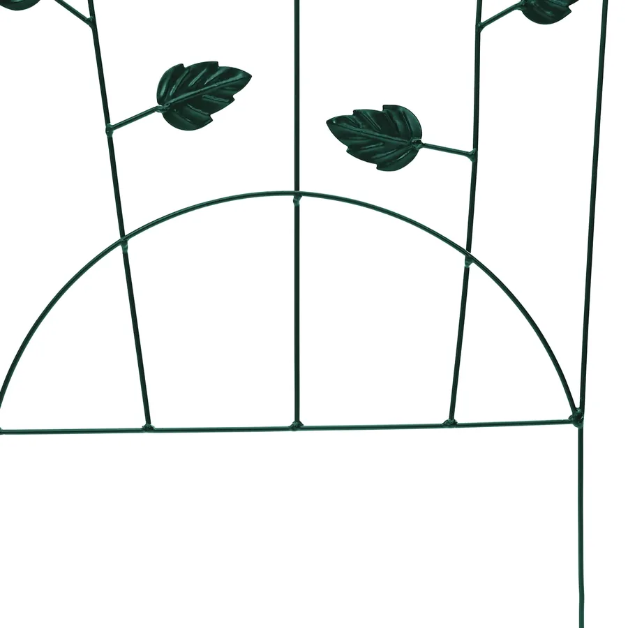 Clôture de jardin 3 pcs Vert 110,5 x 42,5 cm Acier - 8