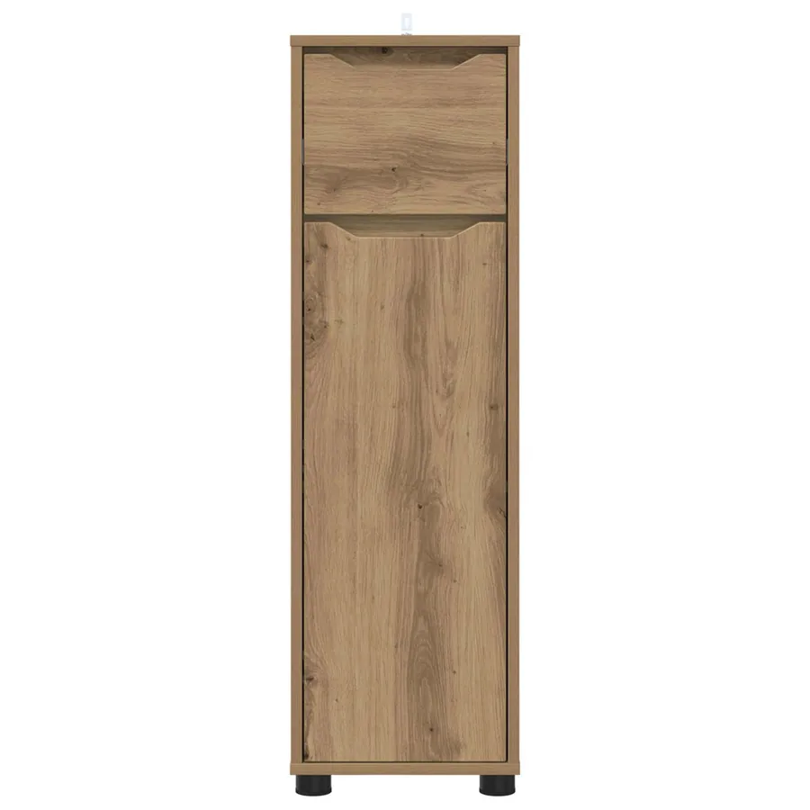 Cabinet de salle de bain Chêne artisanal 30,5 x 30 x 101 cm - 6