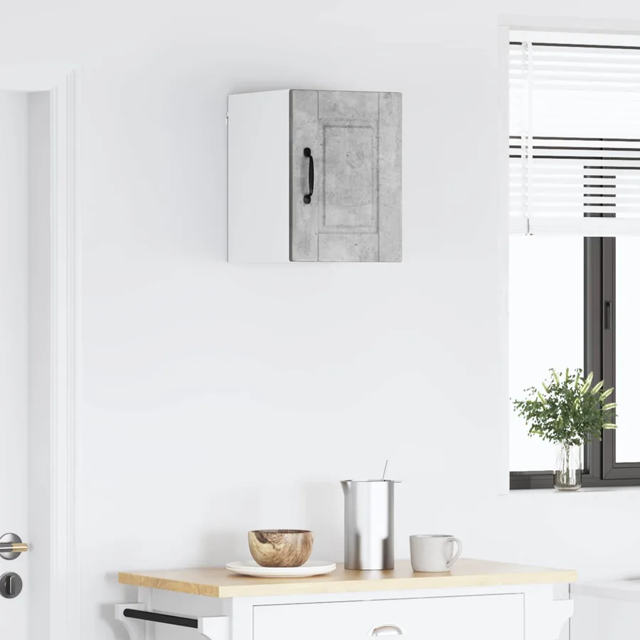 Meuble mural PORTO Gris béton 30 x 31 x 40 cm Bois d'ingénierie - 4