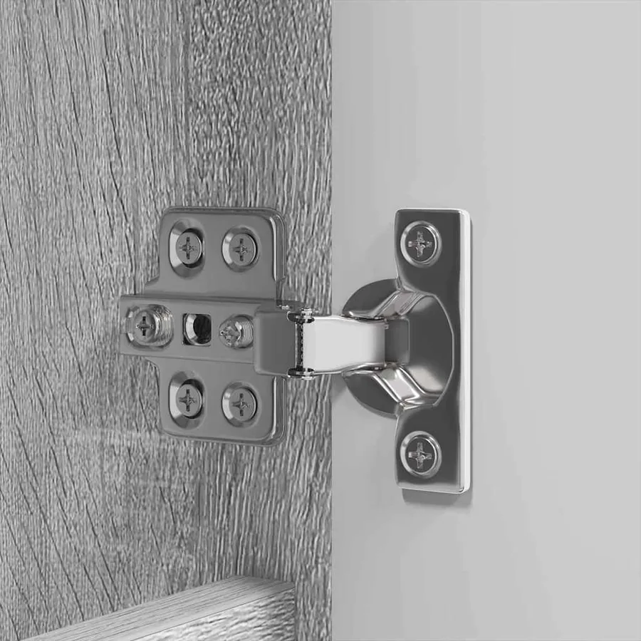 Ensemble de mobilier de salle de bain 4 pcs Gris Sonoma - 8