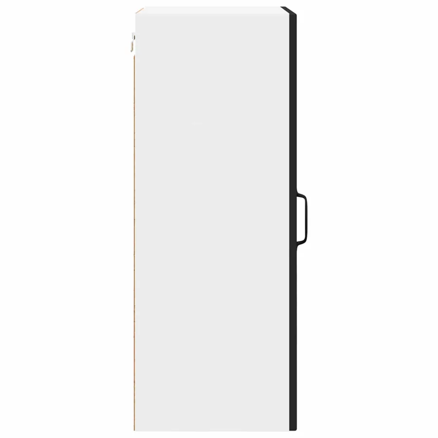 Cabinet en verre mural PORTO Noir 40 x 31 x 80 cm - 7