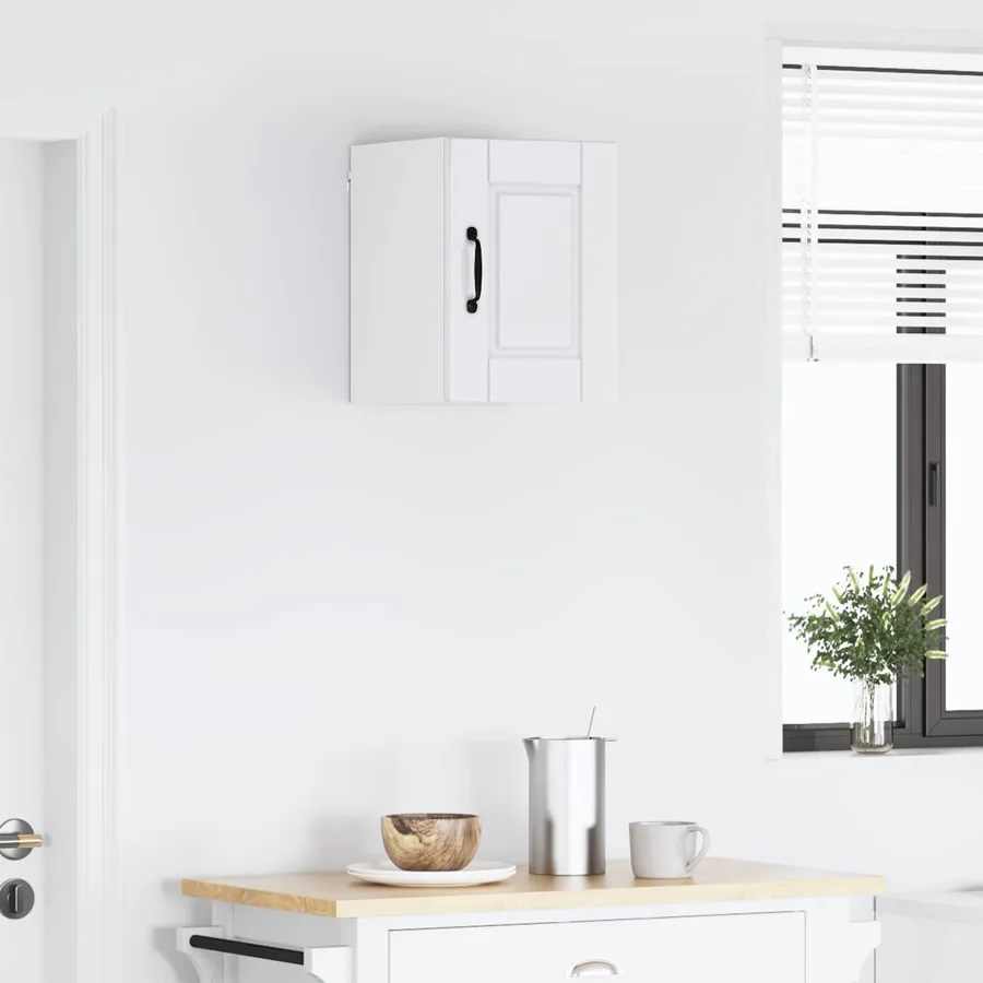 Meuble mural PORTO Blanc brillant 30 x 31 x 40 cm - 4