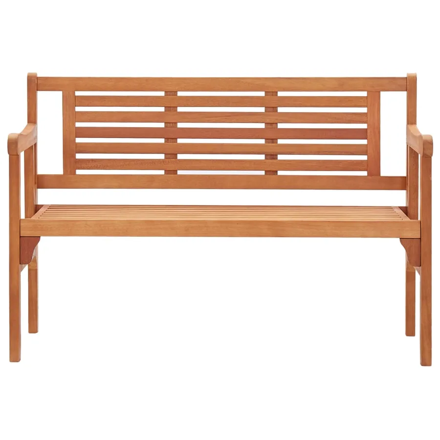 Banc pliable de jardin 120 cm Bois d'eucalyptus solide - 3