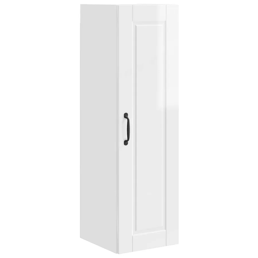 Meuble mural PORTO Blanc brillant 30 x 31 x 100 cm - 2