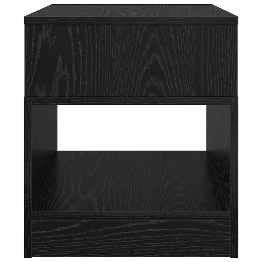 Table d'appoint Chêne noir 40,5 x 40 x 45 cm Bois d'ingénierie - 5