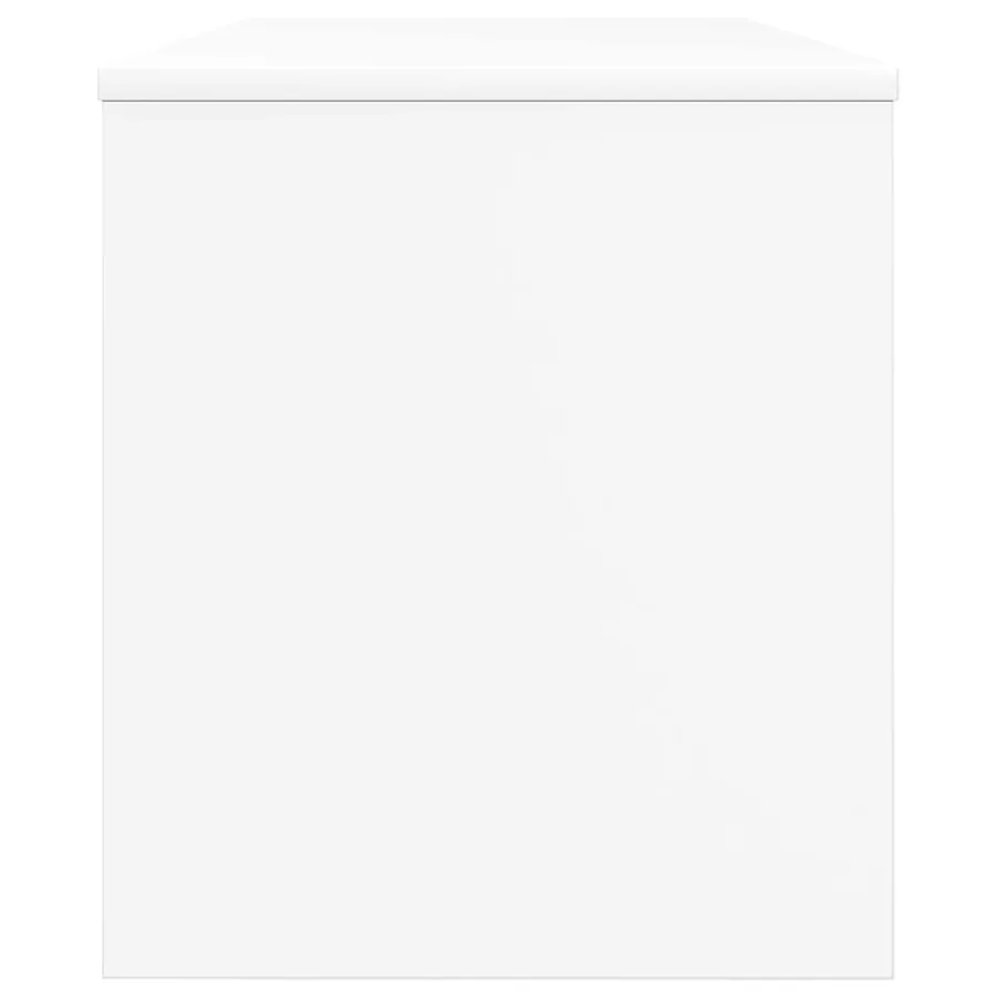 Meuble TV Blanc 100 x 35 x 40 cm Bois d'ingénierie - 6