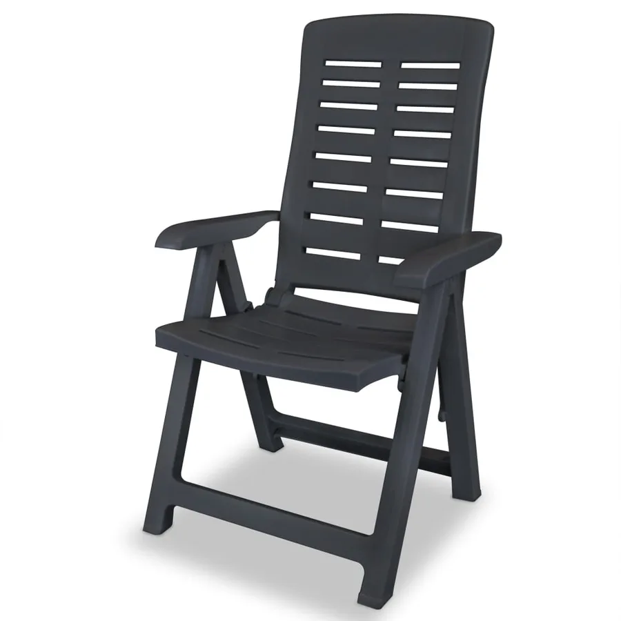 Ensemble de bistro 3 pcs Plastique Anthracite - 6