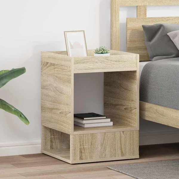 Table d'appoint 2 pcs Chêne Sonoma 40 x 40 x 56 cm