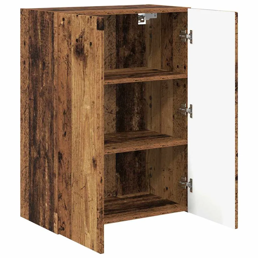 Meuble TV mural Bois Ancien 59,5 x 31 x 80 cm Bois d'ingénierie - 5