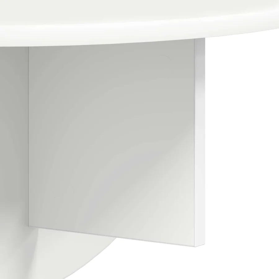 Étagère Murale 2 pcs Blanc 48 x 24 x 24 cm Bois d'ingénierie - 10