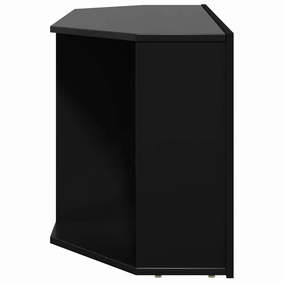 Meuble TV LED d'Angle Noir 100 x 40 x 50 cm Bois d'ingénierie - 9