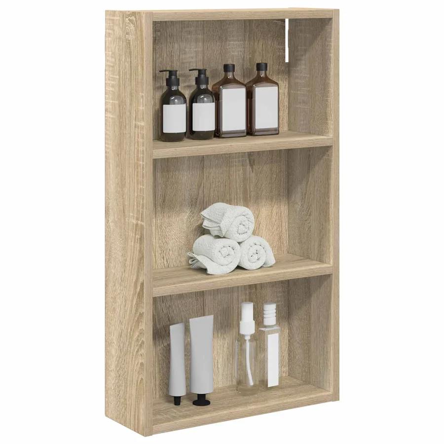 Armoire murale de salle de bain Chêne Sonoma 40 x 14 x 70 cm - 3