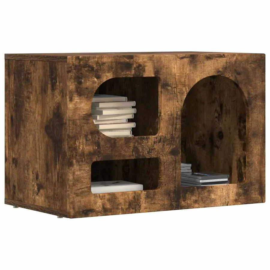 Meuble TV ELST 60 x 35 x 40 cm Chêne fumé Bois d'ingénierie - 3