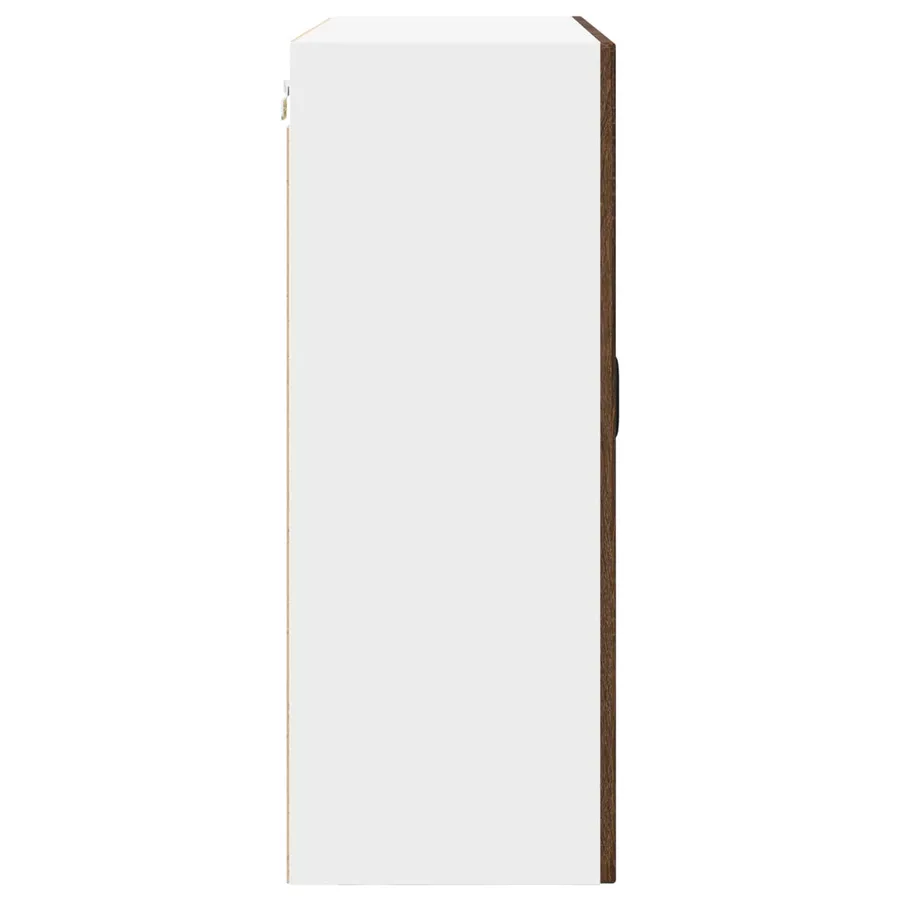 Meuble mural PORTO Chêne brun 80 x 31 x 80 cm Bois d'ingénierie - 7
