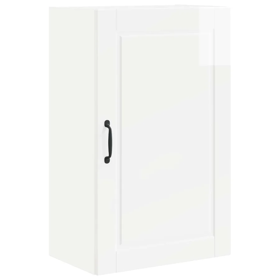 Meuble mural PORTO Blanc brillant 50 x 31 x 80 cm - 2